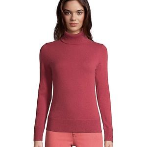 🆕 Cashmere turtleneck sweater medium canton red